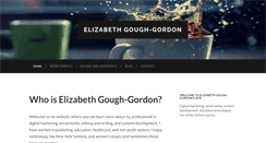 Desktop Screenshot of elizabethgough.com
