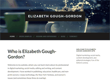 Tablet Screenshot of elizabethgough.com